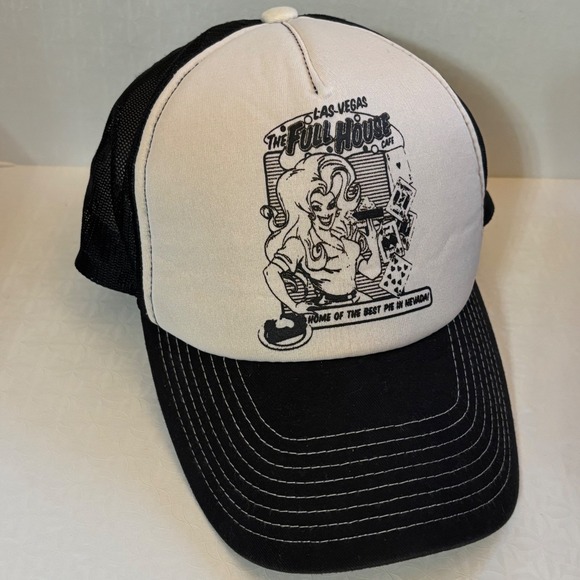 H3 Sportgear Other - VTG H3 Las Vegas Trucker Hat FULL HOUSE CAFE Snapback Graphic Retro Americana